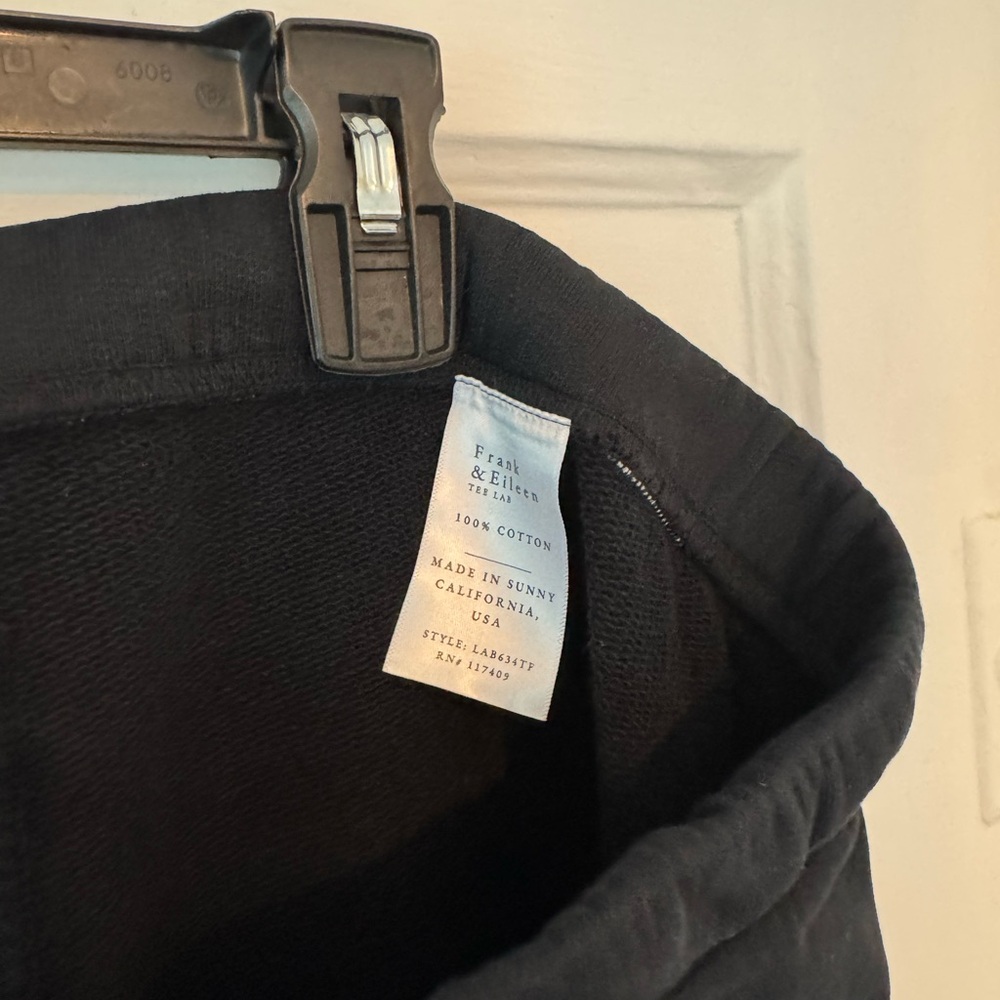 Frank and Eileen, Capri Black Drawstring Lounge P… - image 3